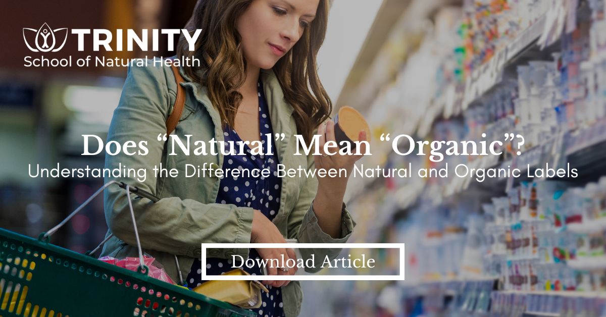 Natural vs Organic